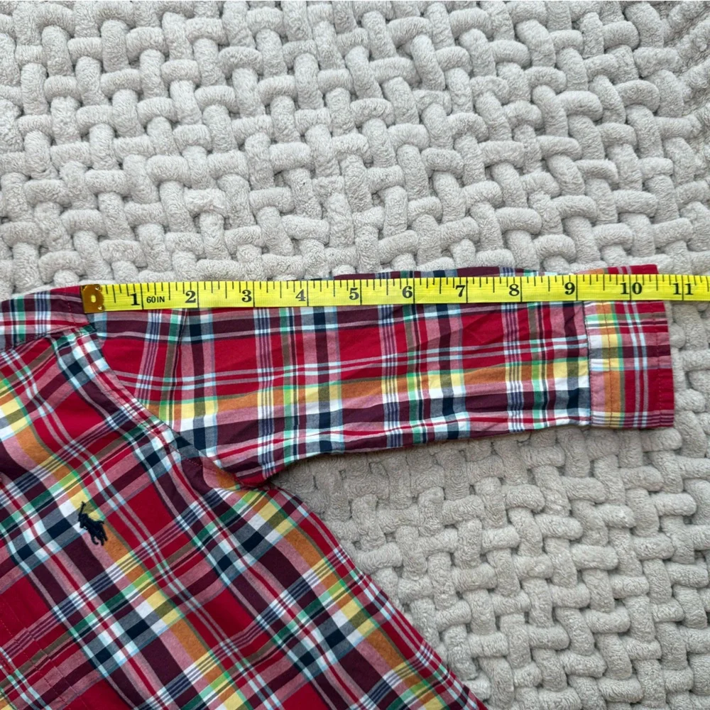 Ralph Lauren | Baby Cotton Classic Red Plaid Button Up | 18 Months